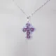 Small Cross - Noga-Silver Chain - 1